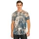 Men's Tee T shirt Shirt 3D Print Graphic Curve Mountain 3D Print Short Sleeve Casual Tops Fashion Designer Chinoiserie Comfortab