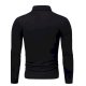 Men's Golf Shirt Color Block Long Sleeve Daily Tops Casual White Black Navy Blue