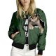 Women's Hoodied Jacket Daily Holiday Spring &  Fall Regular Coat Regular Fit Sporty Active Streetwear Jacket Long Sleeve Ani